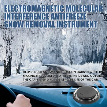 1-6PCS Elektromagnetinio Sniego valymo Įrenginį, Automobilių apsaugos nuo apledėjimo Priemonė, Automobilis Sniego valymas Molekulinė Trukdžių Efektyvus Šildymo