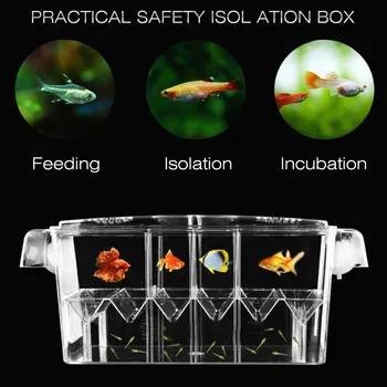 1 Vnt Akvariumo Žuvų Veisimo Box Skaidri Akrilo Akvariumas Veisimo Lauke Mažų Žuvų Inkubavimo Daliklis Veisimo Inkubatorius