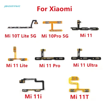 1PCS Už Xiaomi Mi 11 10 5G 11 Lite Ultra Pro 11i 11T 10T Išjungti Šoninis Mygtukas Originalus Mygtuką Perjungti Tūris Power On Off Flex Kabina