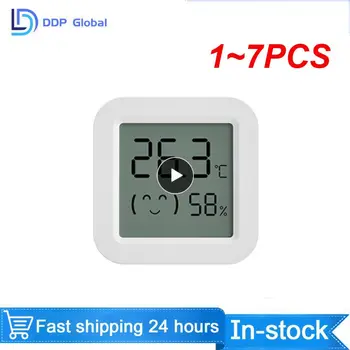 1~7PCS Tuya Temperatūros ir Drėgmės Jutiklis Mini LCD Skaitmeninis Ekranas Suderinamas su APP Nuotolinio Valdymo Termometras