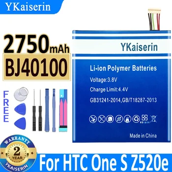 2750mAh YKaiserin Baterija HTC one S Z520E Z560E G25 Bateria