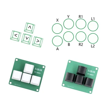 5 Pin LED Mixbox WASD Klavišus UGRL už Arcade Stick 
