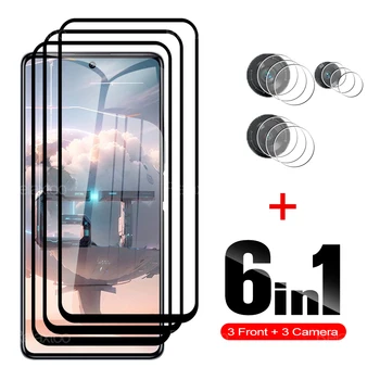 6in1 Visiškai Padengti Grūdinto Filmas Infinix GT 10 Pro 5G Ekrano Apsaugos Infinix GT 10 Pro 6.67 colių vaizdo Kameros Apsauginė Plėvelė