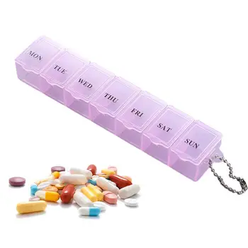 Aišku, 7 Dienos, Tabletes Medicina Lauke Savaitės Planšetinio Kompiuterio Laikiklį Saugojimo Organizatorius Konteinerių Atveju Tablečių Dėžutė Skaldymo Mini 7 Ląstelės, Tablečių Dėžutės