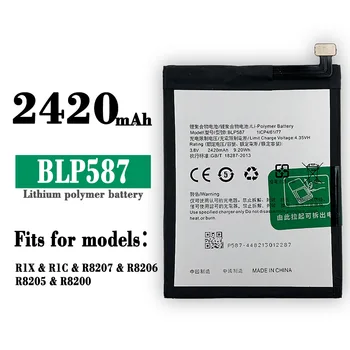 Aukštos Kokybės BLP587 Pakeisti Bateriją KOLEGA R1X R1C R8207 R8206 R8205 R8200 Mobiliojo Telefono Ličio Baterijos