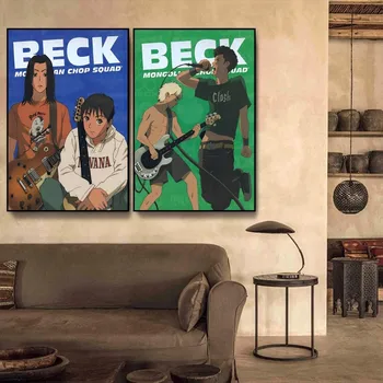 Beck Anime Plakatu, lipnios Meno Plakatas Retro Kraft Popieriaus, Lipduko 