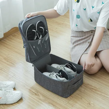 Dideli kelionių batų krepšys pagamintas iš katijoninės Oksfordo audinio, gali būti naudojami kaip vežimėlio atveju saugojimo krepšys