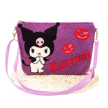 MINISO Hello Kitty Mielas Crossbody Krepšys Moterims Siuvinėjimas ir PU Odos Mados Tendencija Prekės Dizaineris Krepšiai, Didelės Talpos
