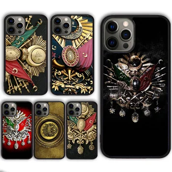 Osmanų Imperijos herbas Telefono dėklas skirtas iPhone 15 SE2020 13 14 11 12 Mini Pro Max XR XS 6 7 8 Plius coque fundas Shell