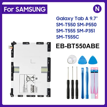 Samsung, Baterija EB-BT550ABE EB-BT550ABA Samsung GALAXY Tab 9.7 T550 T555C P555C P550 6000mAh Tablet Akumuliatorius