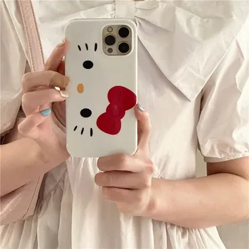 Sanrio Hello Kitty Kuromi Mano Melodija Cinnamoroll Mielas 13 12 Pro max Mobiliojo Telefono dėklas Tinka iPhone, 11 XR Minkštas Atveju 14