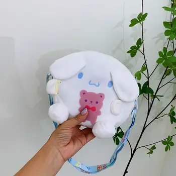 Sanrio serijos cross-kūno maišelį Kuromi Pompom Purin anime dvimatis animacinių filmų krepšys mažų šviežių dekoratyvinis atostogų dovanų