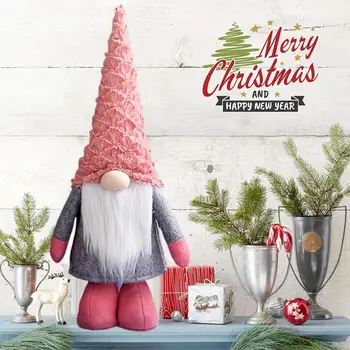 Sėdi Elf Apdailos Šiaurės Stiliaus Kalėdų Papuošalai Žavinga Beveidis Lėlės Ištraukiama Vyras Langą Papuošalai
