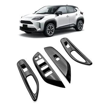 Toyota Yaris Kryžiaus 2020-2023 RHD Lango Stiklo Skydelis, Porankiai Lifto Mygtuką Perjungti Padengti Apdaila Priedai
