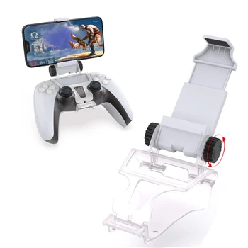 Už PS5 Playstation 5 Gamepad Valdytojas Smart Phone Telefoną Mount Turėtojas Paramos Apkaba Stovėti Telefono Žaidimas Priedai